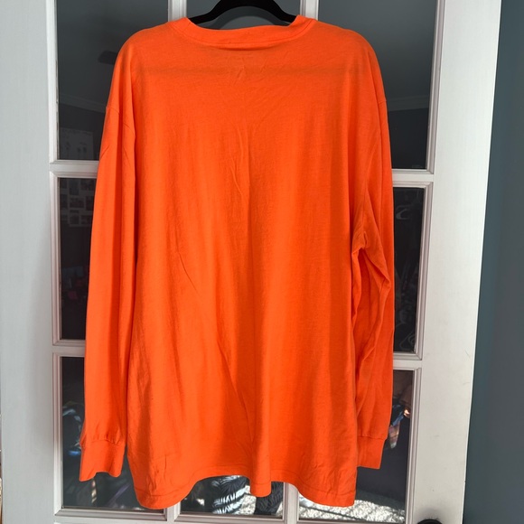 Safety orange dickies long sleeve pocket tee - Picture 6 of 6